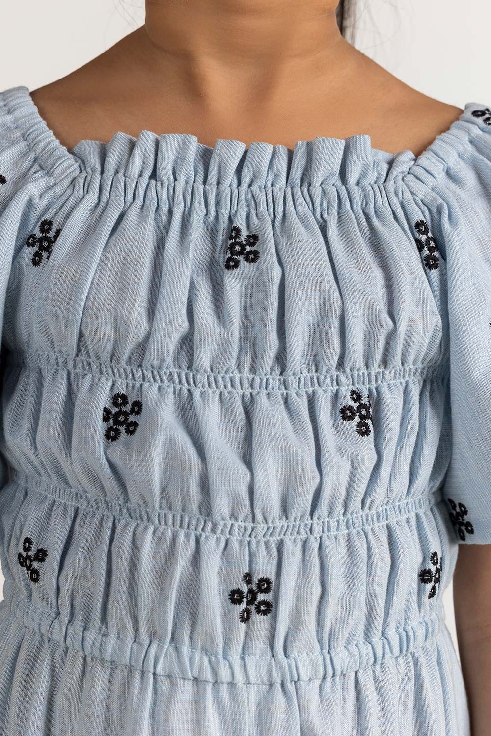 Junior Girl Blue Jump Suit JG-JPS-SS24-004