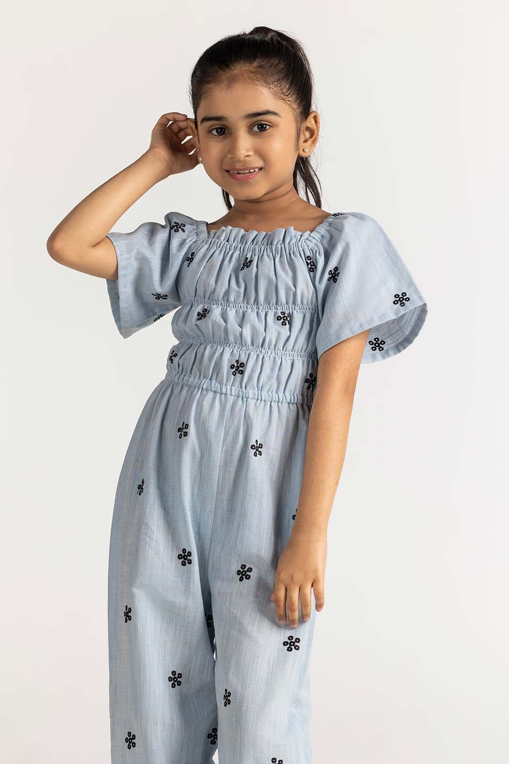 Junior Girl Blue Jump Suit JG-JPS-SS24-004