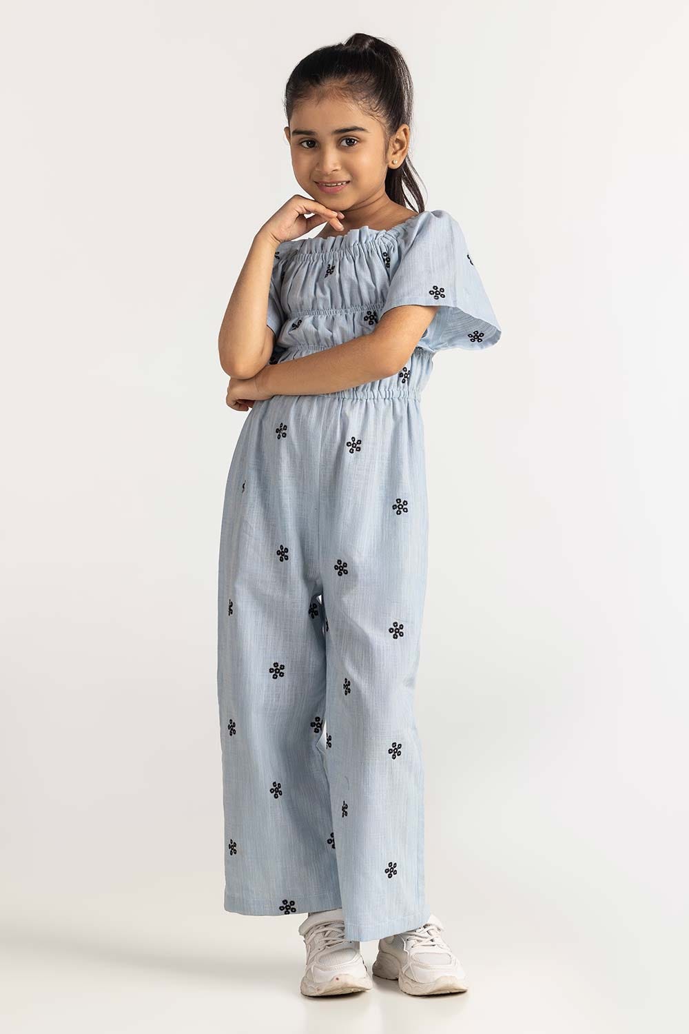 Junior Girl Blue Jump Suit JG-JPS-SS24-004