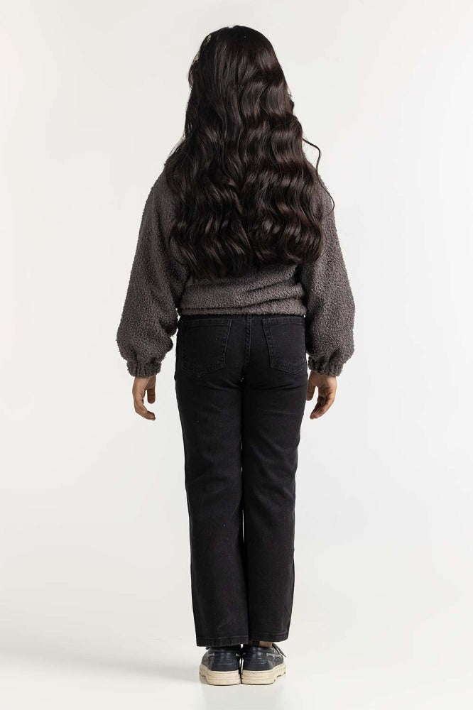 Junior Girl Charcoal Jacket JG-JKT23-201