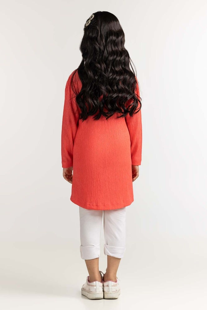 Junior Girl Coral Dress 231-414-055