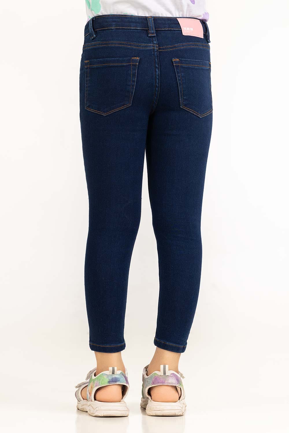 Junior Girl Dark Blue Jeans 231-421-004