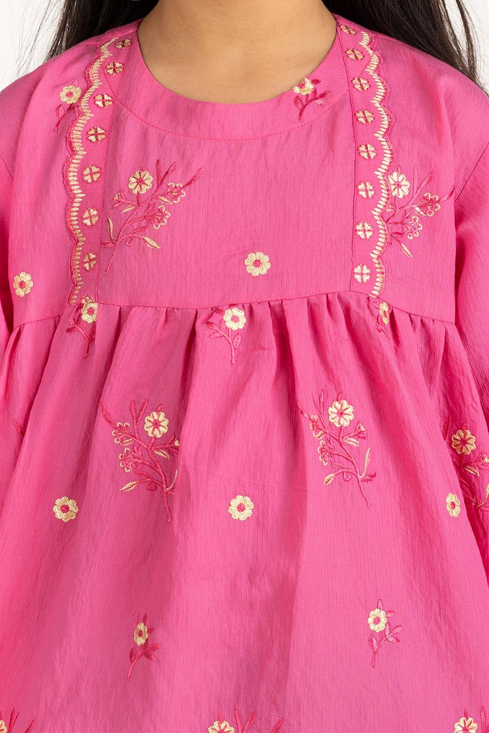 Junior Girl Dark Pink Blouse 231-414-232