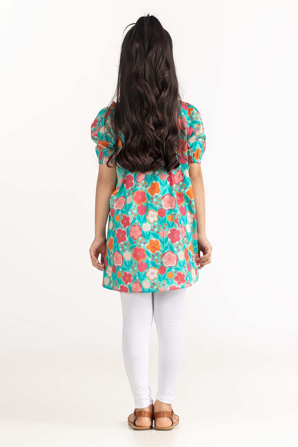 Junior Girl Green Dress 231-417-403