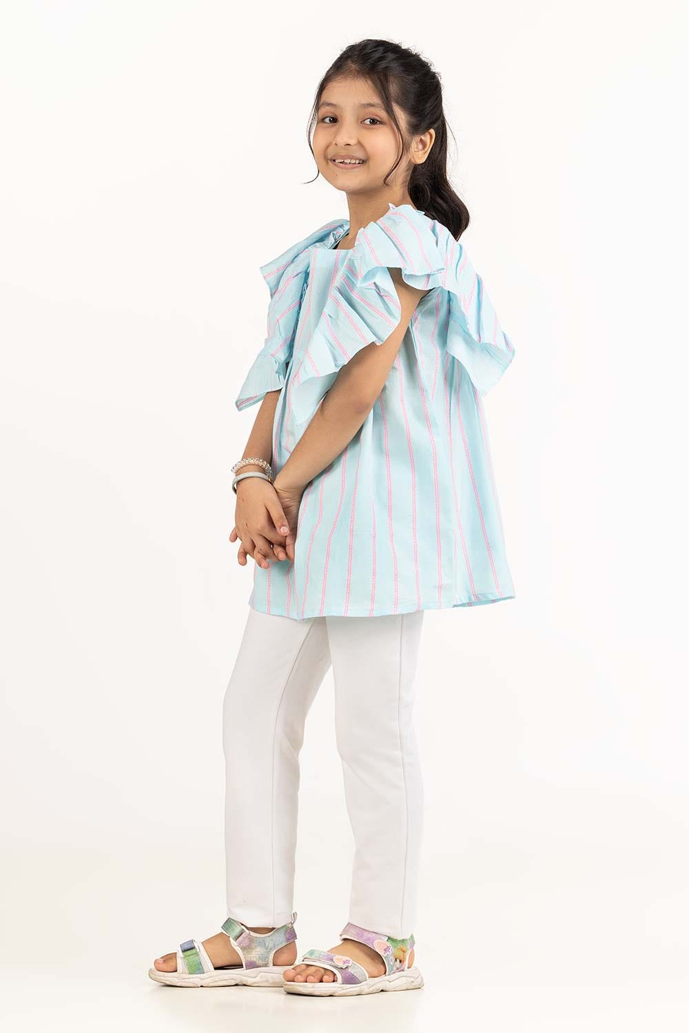 Junior Girl Light Blue Blouse 231-417-030