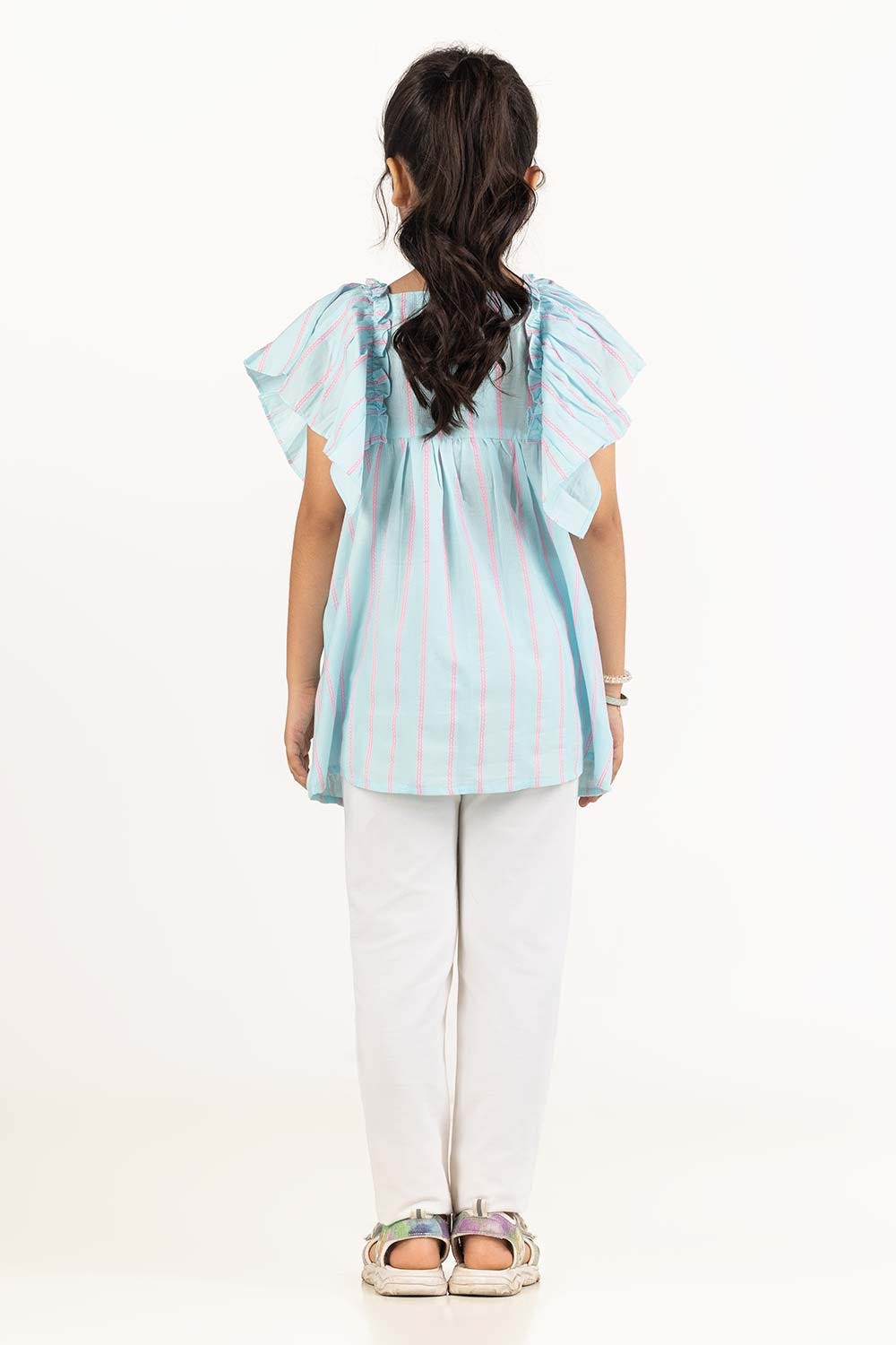 Junior Girl Light Blue Blouse 231-417-030