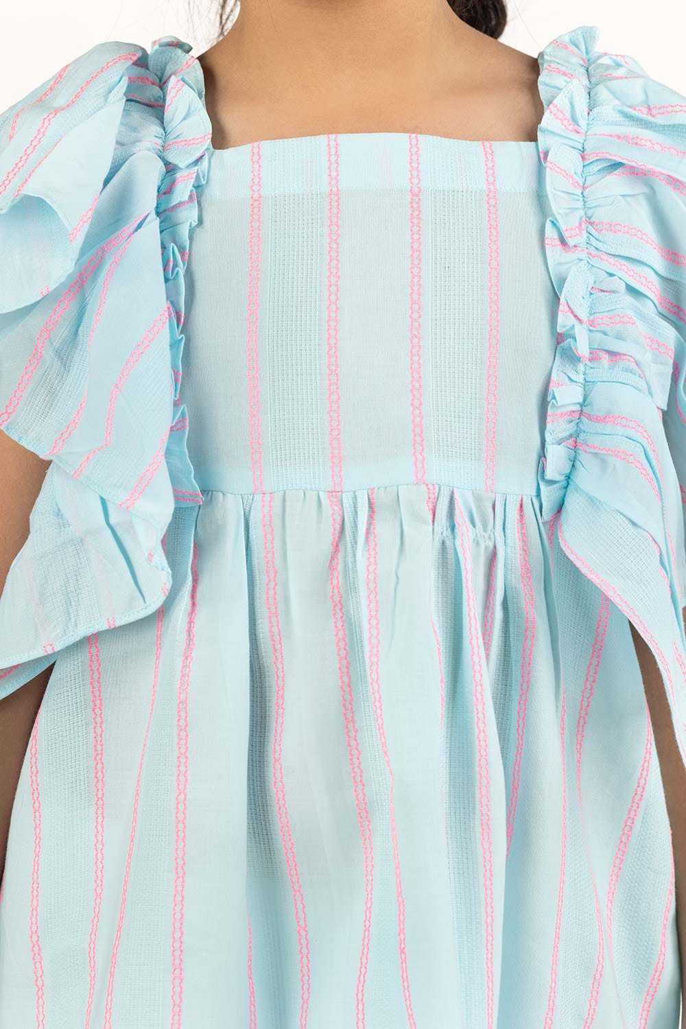 Junior Girl Light Blue Blouse 231-417-030