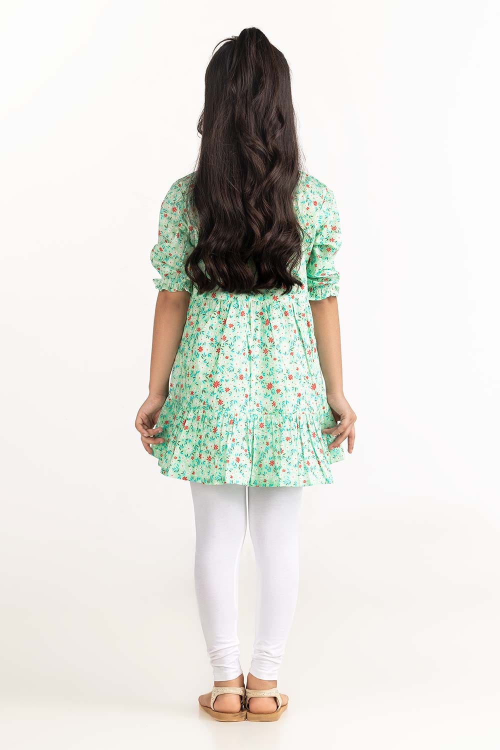 Junior Girl Light Green Dress 231-414-410
