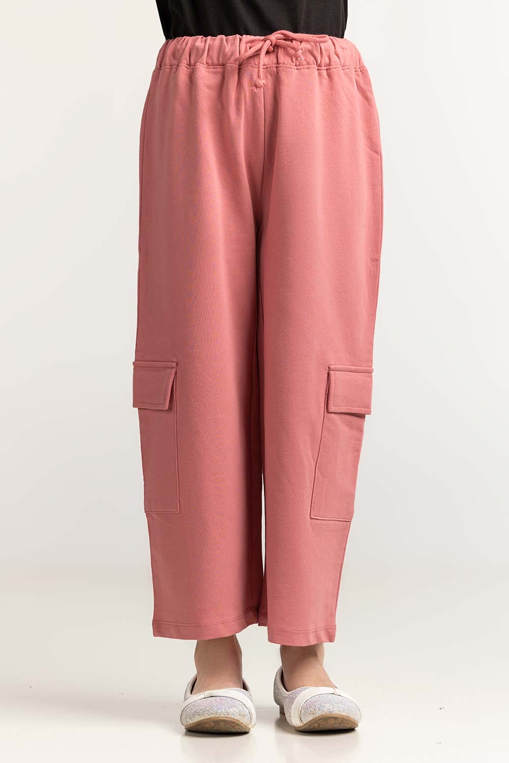 Junior Girl Mauve Basic Trouser JG-TRKN-SS24-008