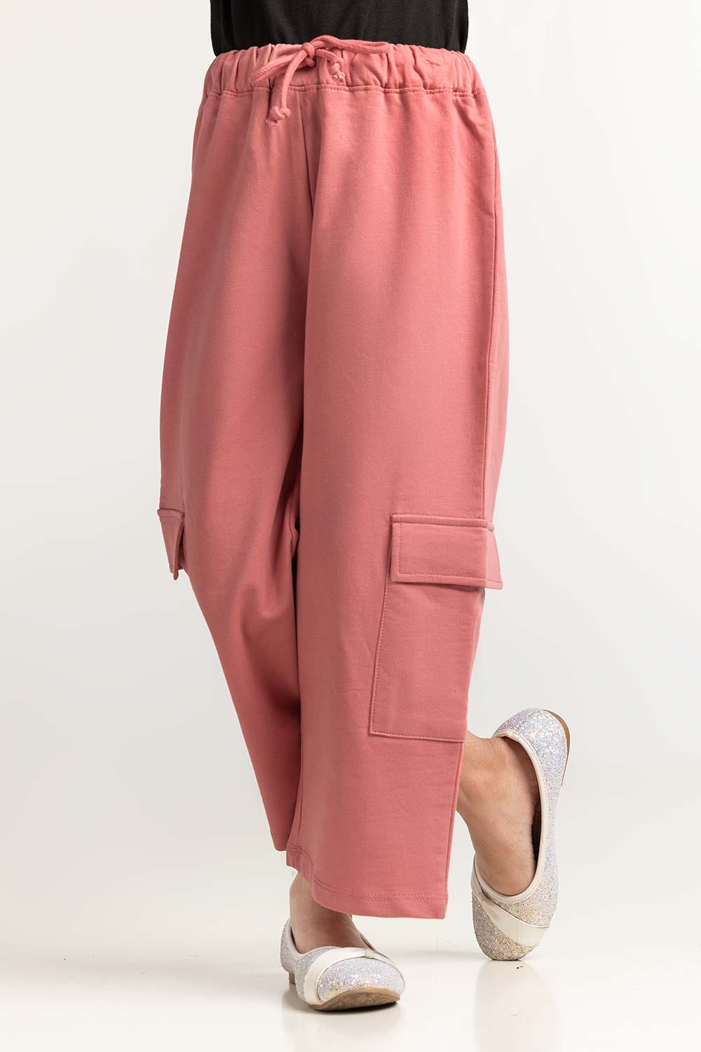 Junior Girl Mauve Basic Trouser JG-TRKN-SS24-008