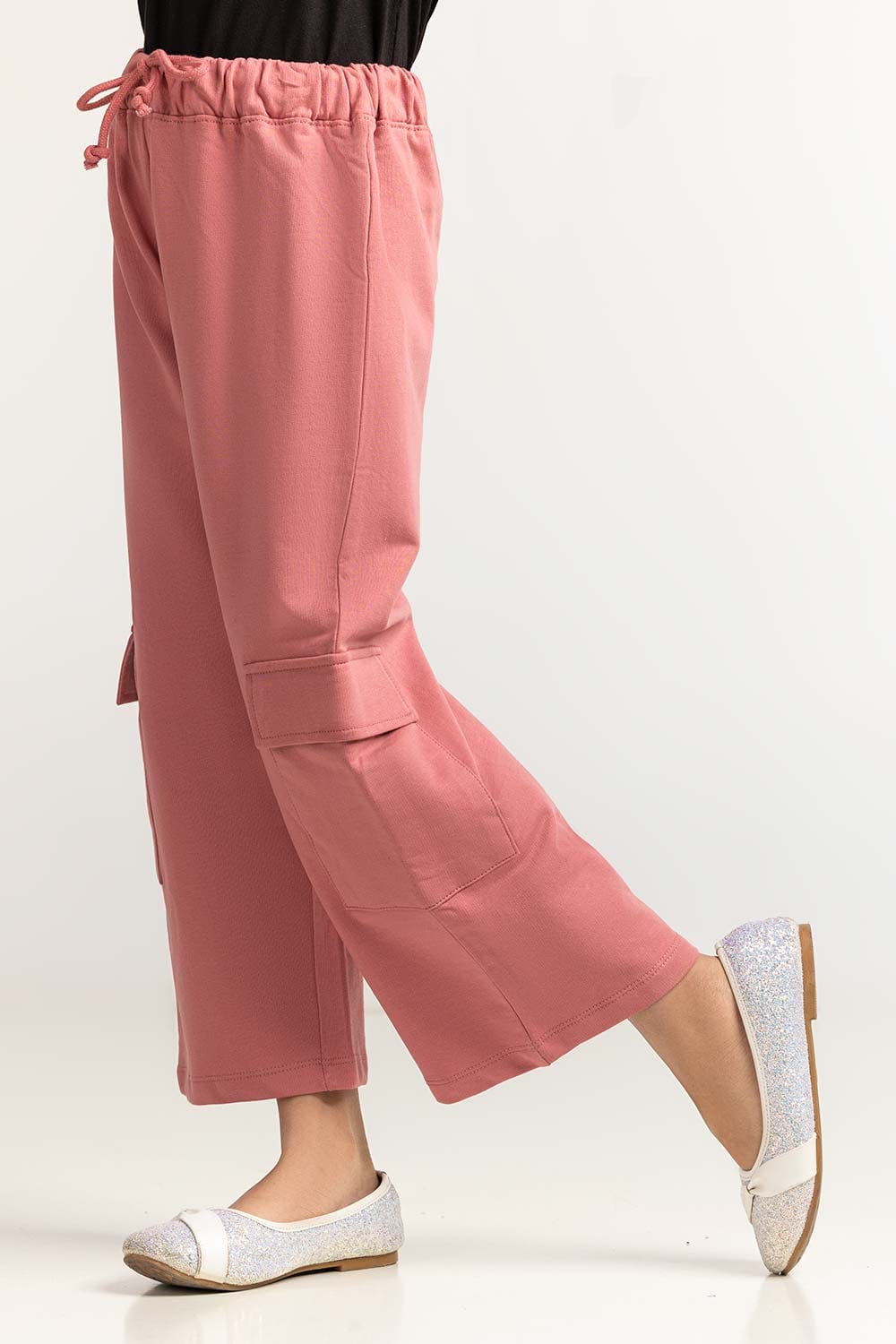 Junior Girl Mauve Basic Trouser JG-TRKN-SS24-008