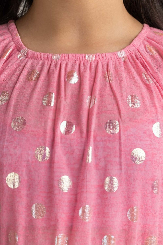 Junior Girl Pink Dress 231-414-054