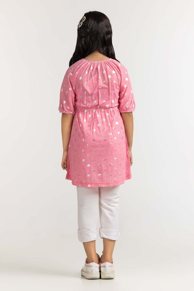 Junior Girl Pink Dress 231-414-054