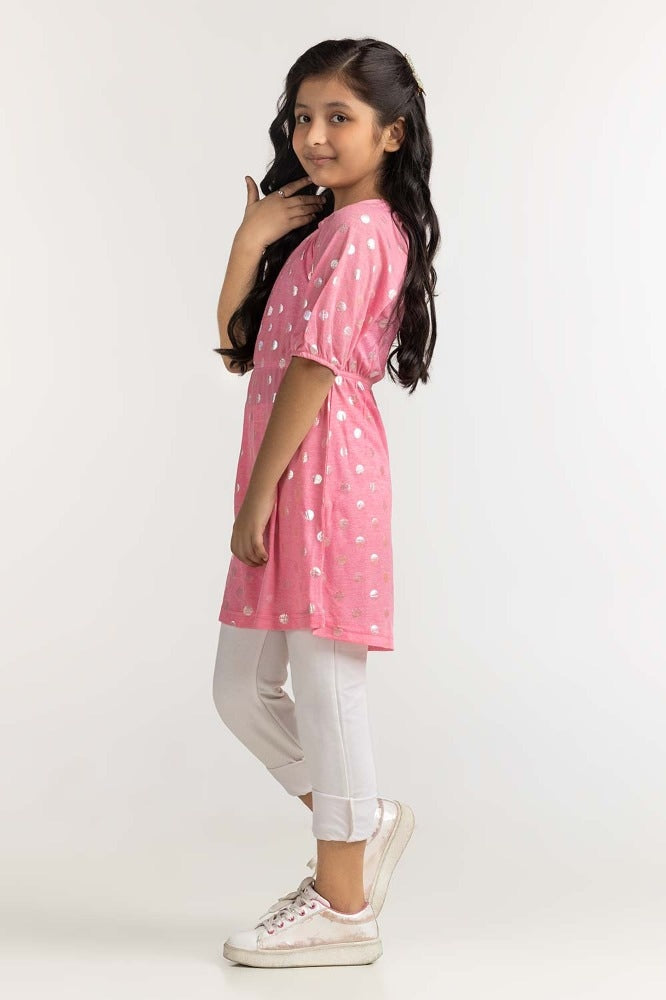 Junior Girl Pink Dress 231-414-054