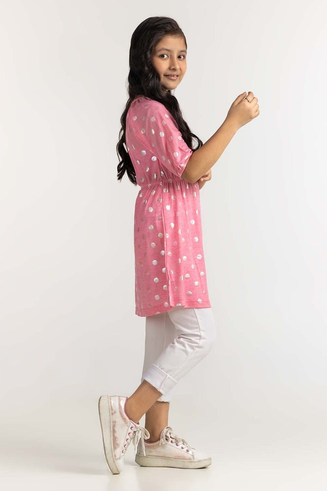 Junior Girl Pink Dress 231-414-054