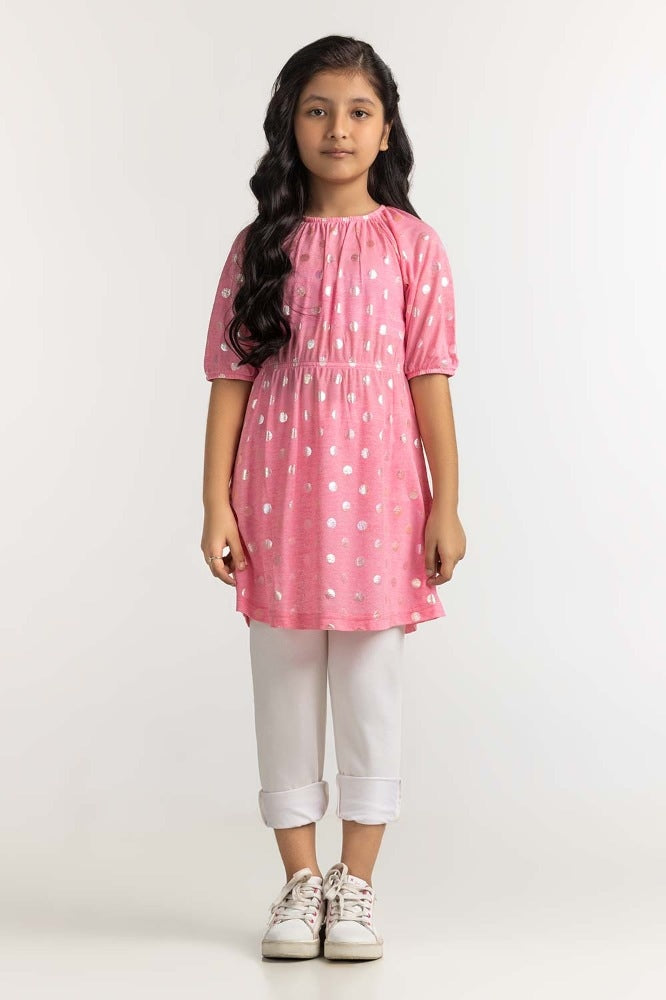 Junior Girl Pink Dress 231-414-054
