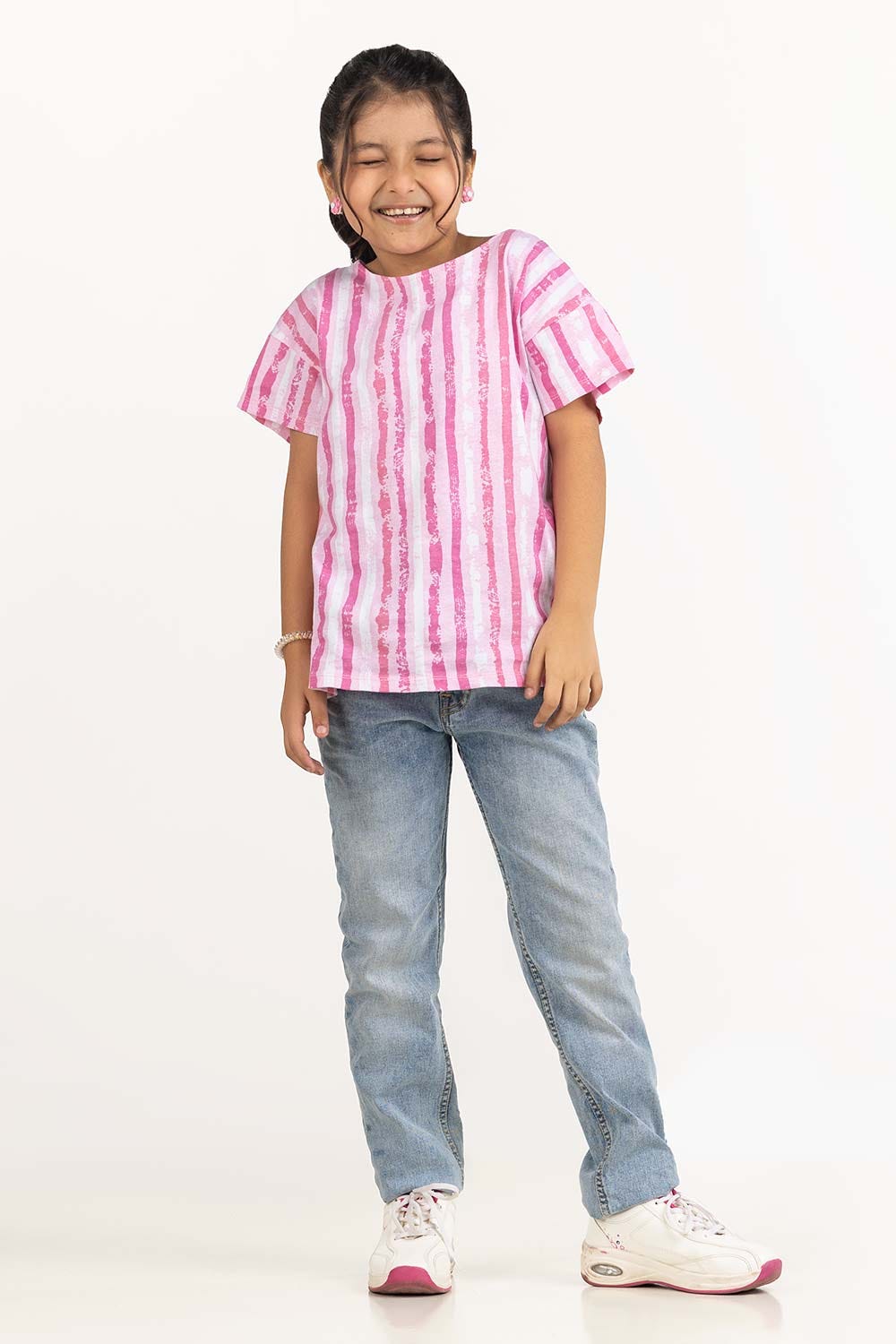 Junior Girl Pink T-Shirt 231-616-011 B