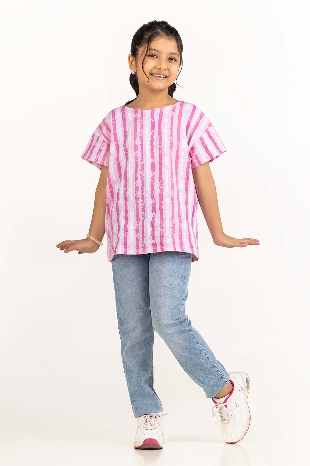 Junior Girl Pink T-Shirt 231-616-011 B