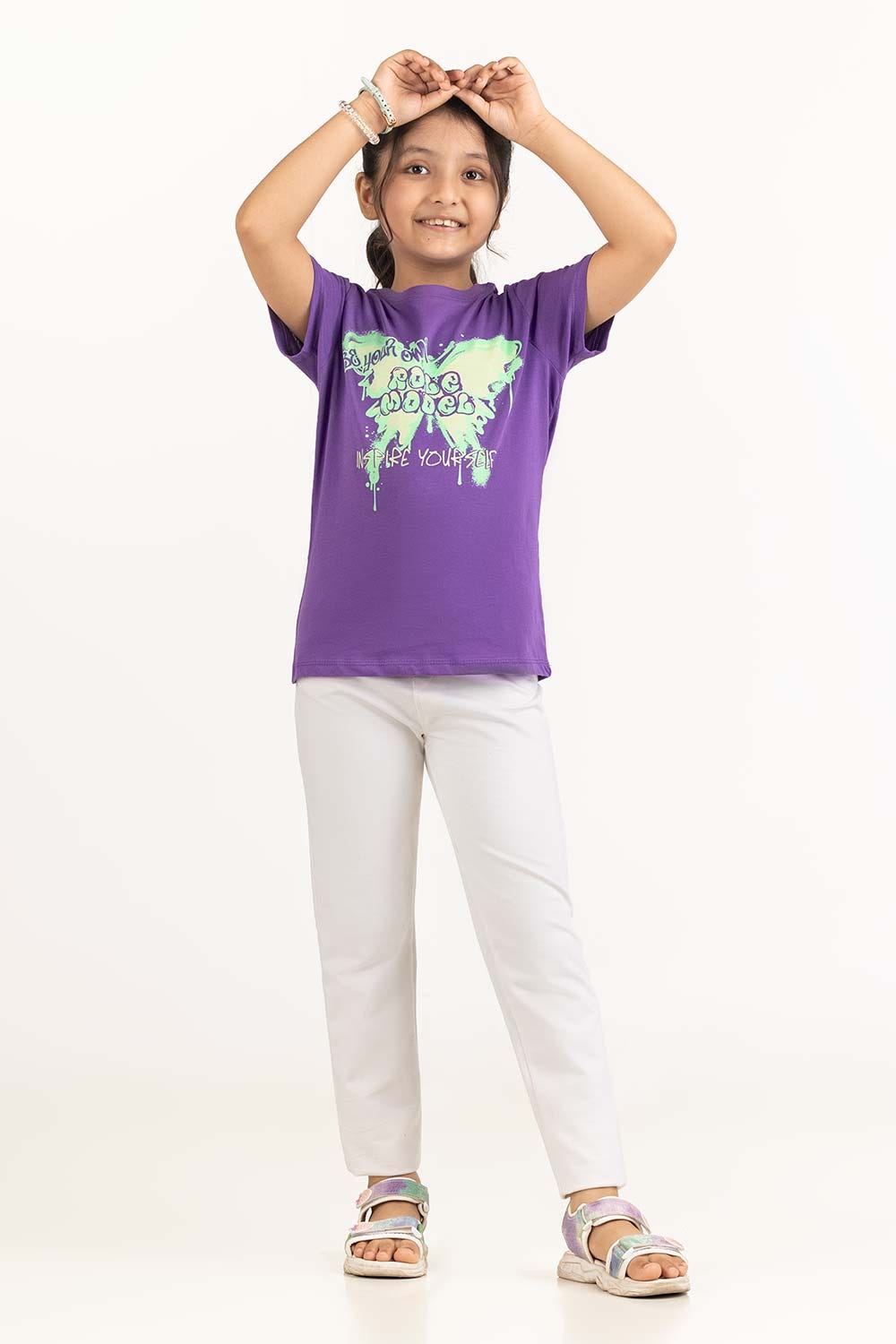 Junior Girl Purple T-Shirt 231-619-009