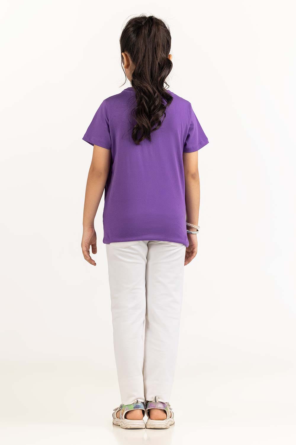 Junior Girl Purple T-Shirt 231-619-009