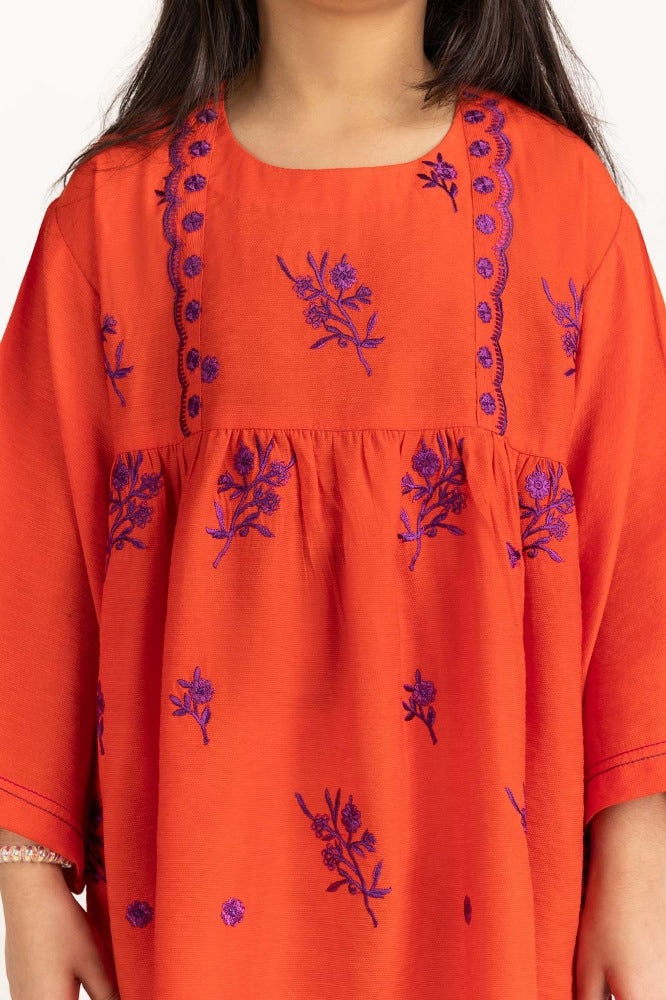 Junior Girl Rust Dress 231-414-231