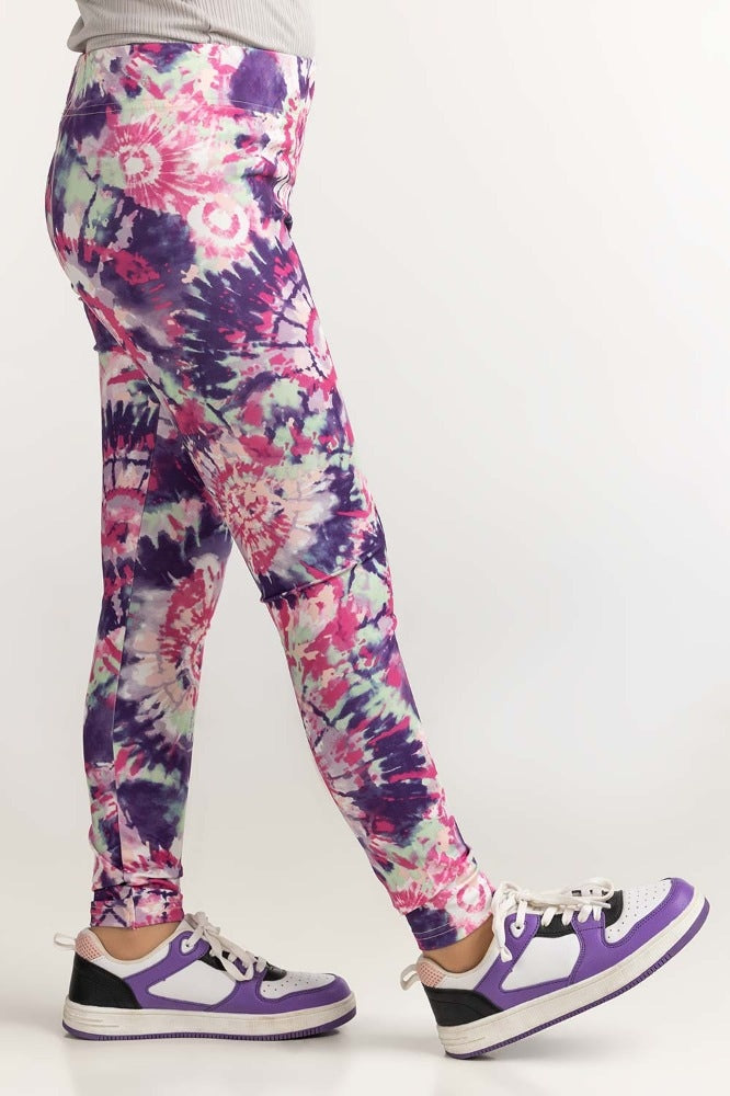 Junior Girl Tie Dye Trouser JG-TRKN23-101