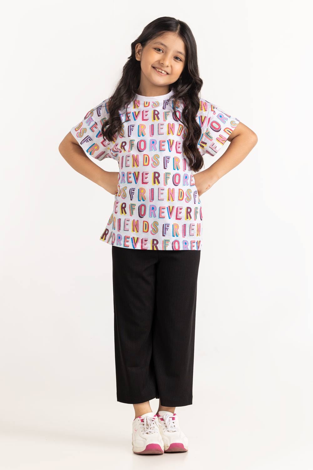 Junior Girl White T-Shirt 231-613-022