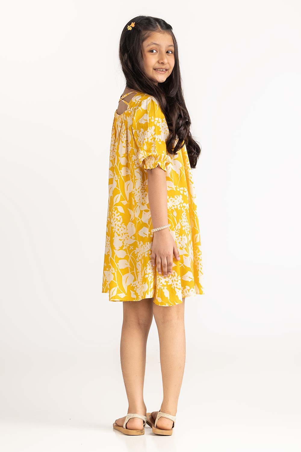 Junior Girl Yellow Dress 231-414-402