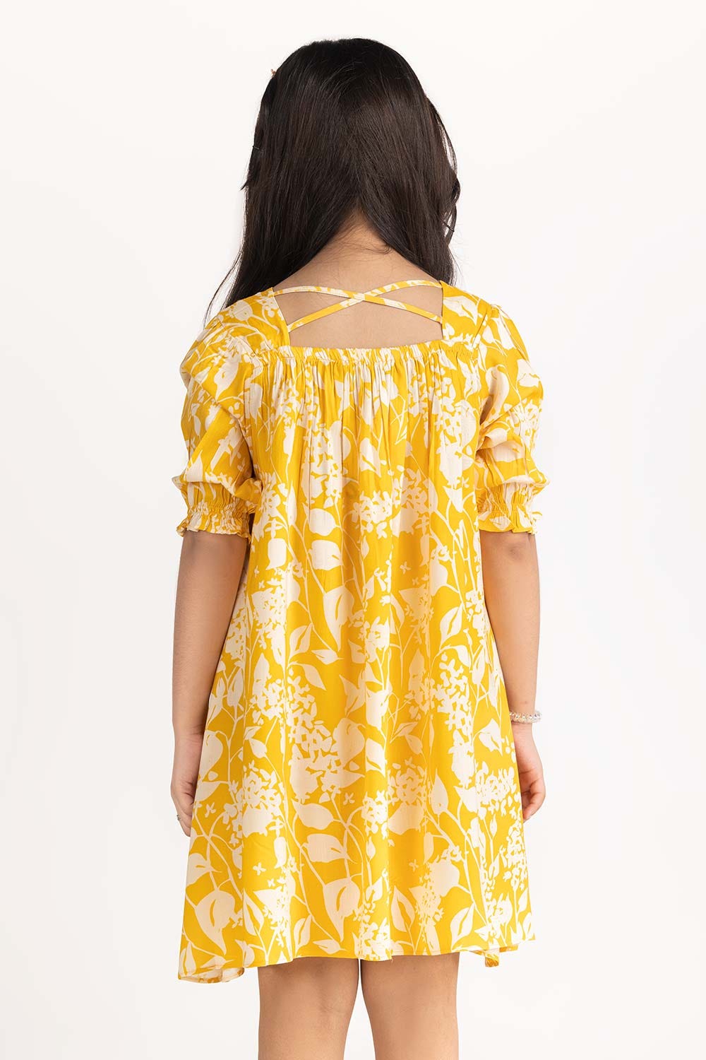 Junior Girl Yellow Dress 231-414-402