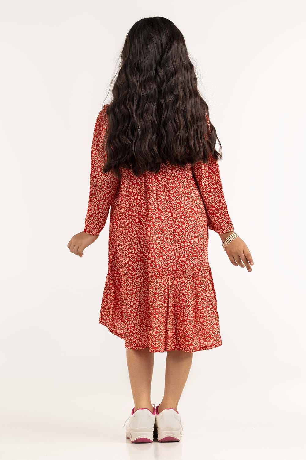 Junior Girl Orange Dress 231-414-221