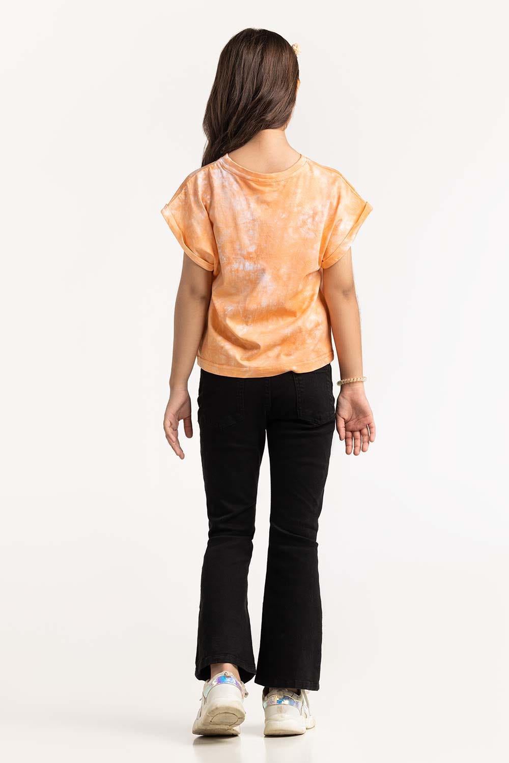 Junior Girl Orange T-Shirt 231-413-026