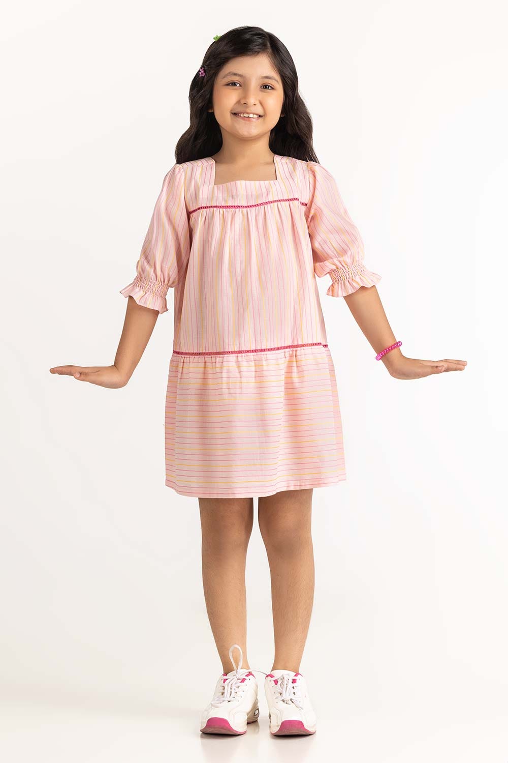 Junior Girl Pink Dress 231-414-211