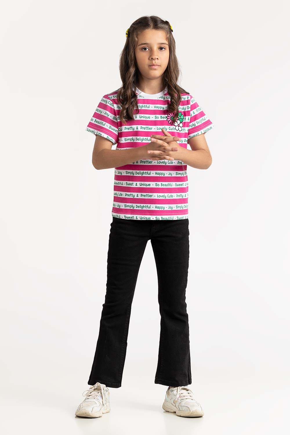 Junior Girl Pink T-Shirt 231-413-025
