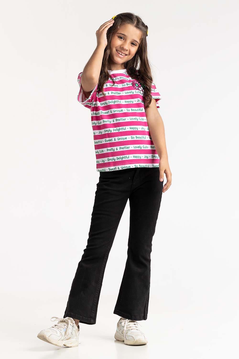 Junior Girl Pink T-Shirt 231-413-025