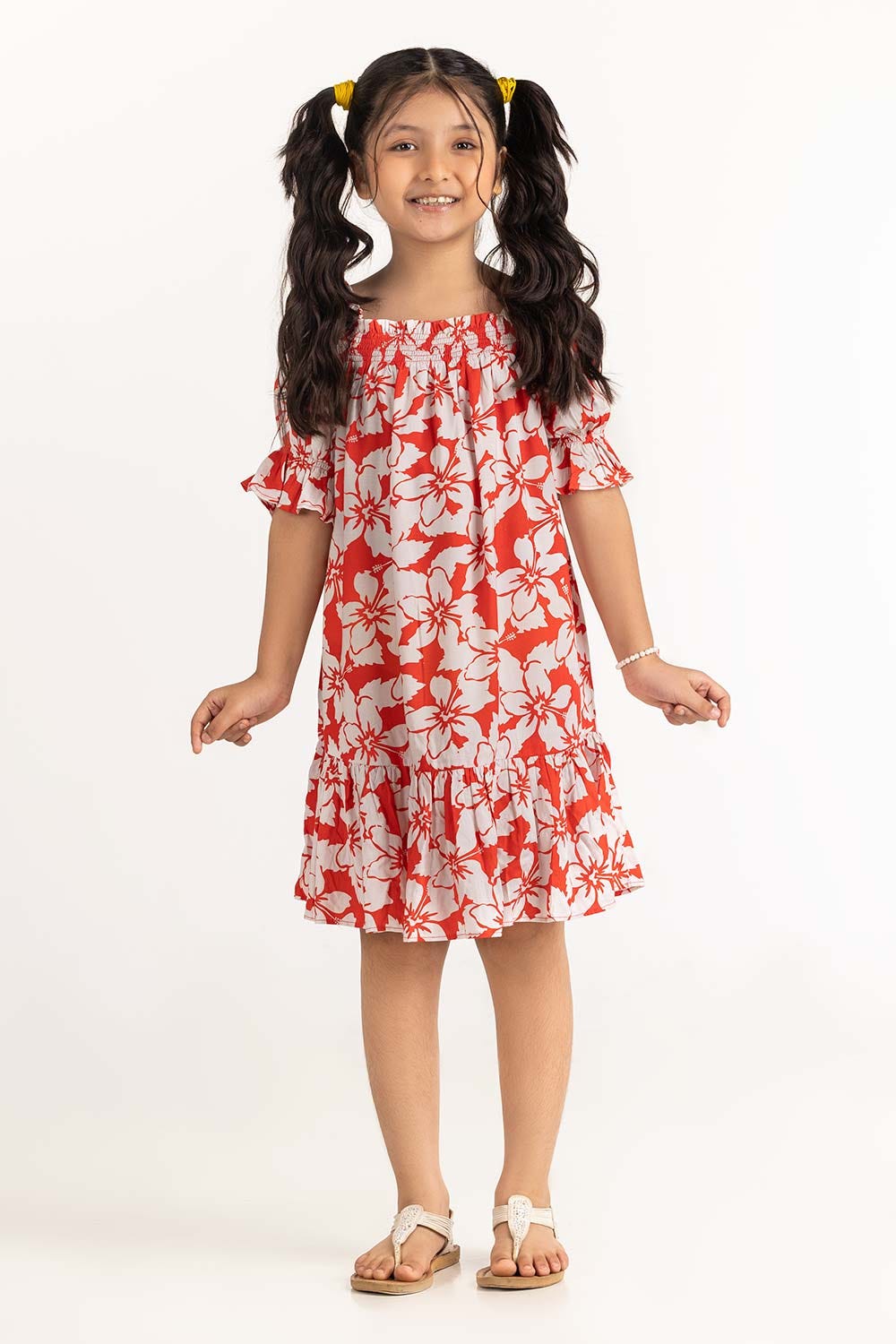 Junior Girl Red Dress 231-414-203