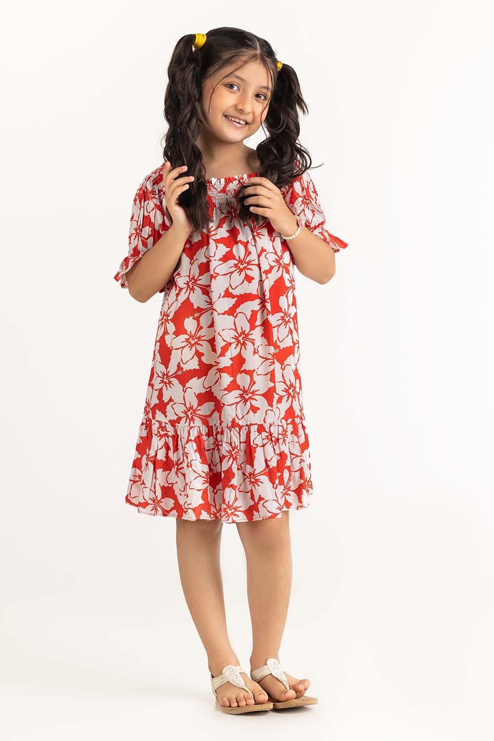 Junior Girl Red Dress 231-414-203