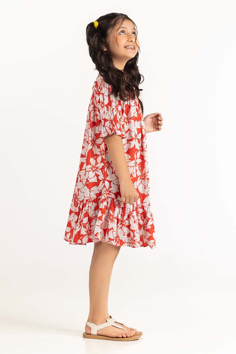 Junior Girl Red Dress 231-414-203