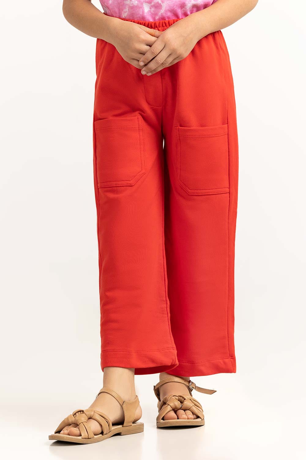 Junior Girl Red Trouser 231-420-016