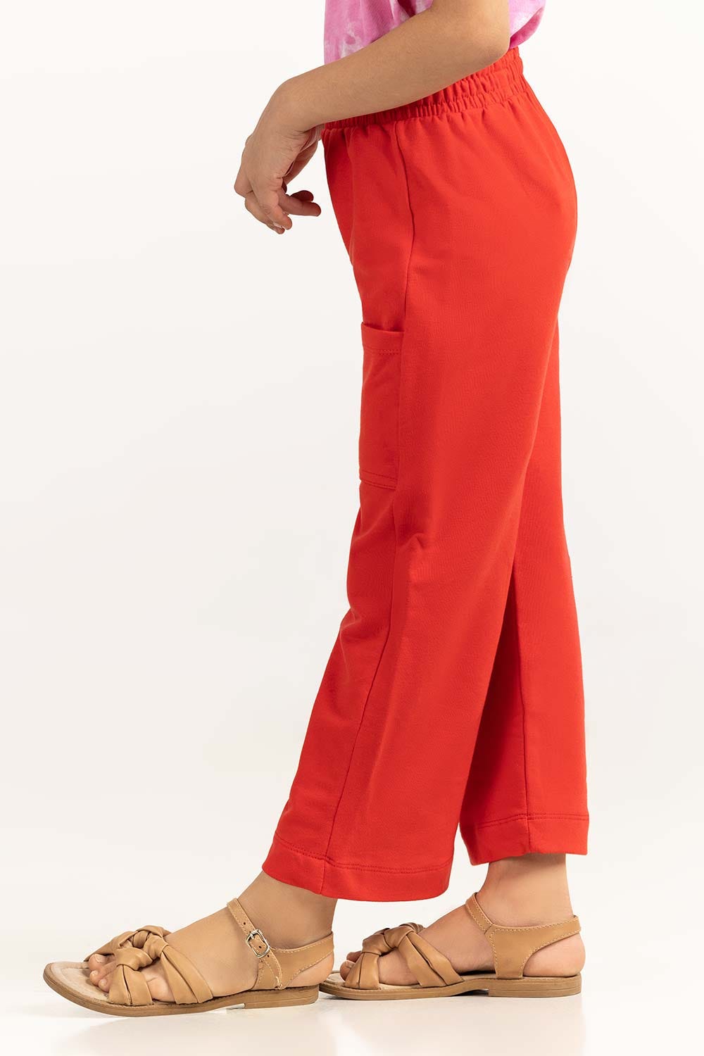 Junior Girl Red Trouser 231-420-016