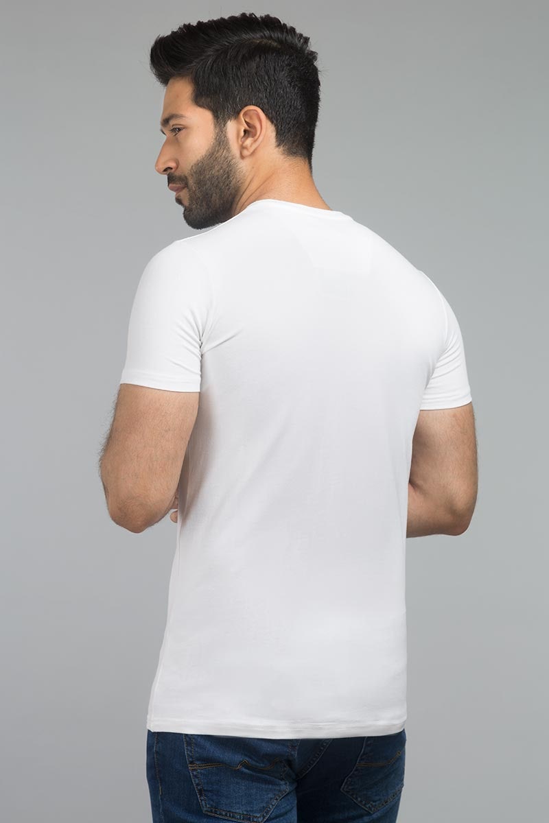 White Basic Tee JVN-SIG-D013