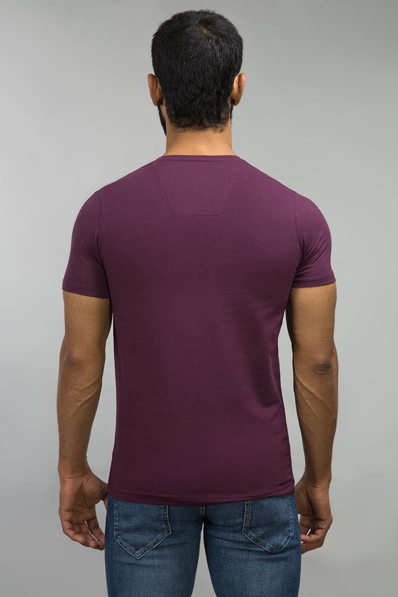 Plum Basic Tee JVN-SIG-D020