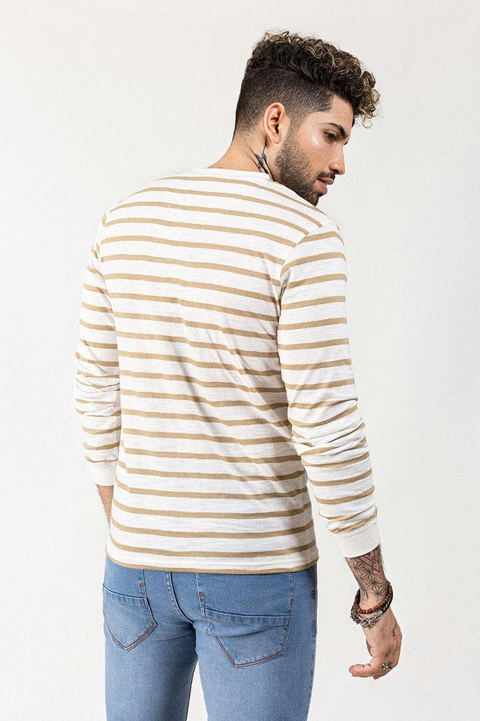 Khaki Fashion T-Shirt FS-HEN-YD-D01-04