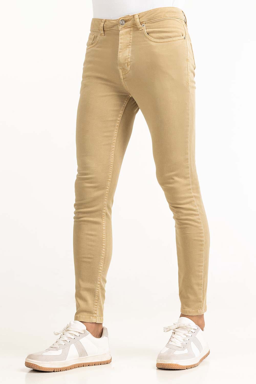 Khaki Basic Casual Trouser MN-TRC-SS23-002 C