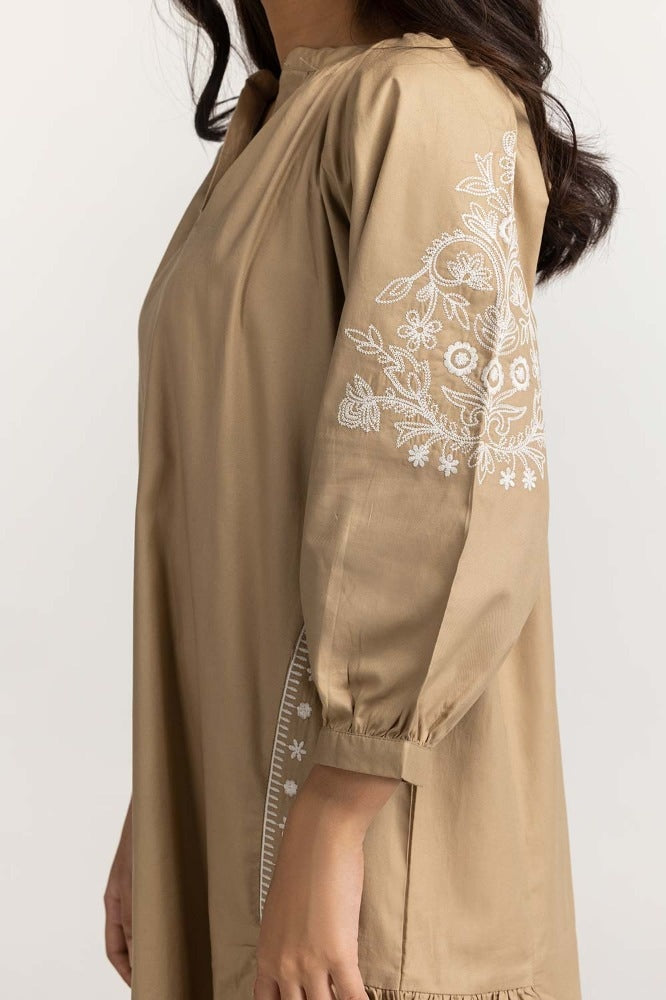 Khaki Basic Dress WM-DRSWS23-010