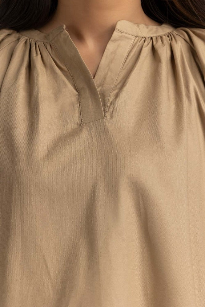 Khaki Basic Dress WM-DRSWS23-010