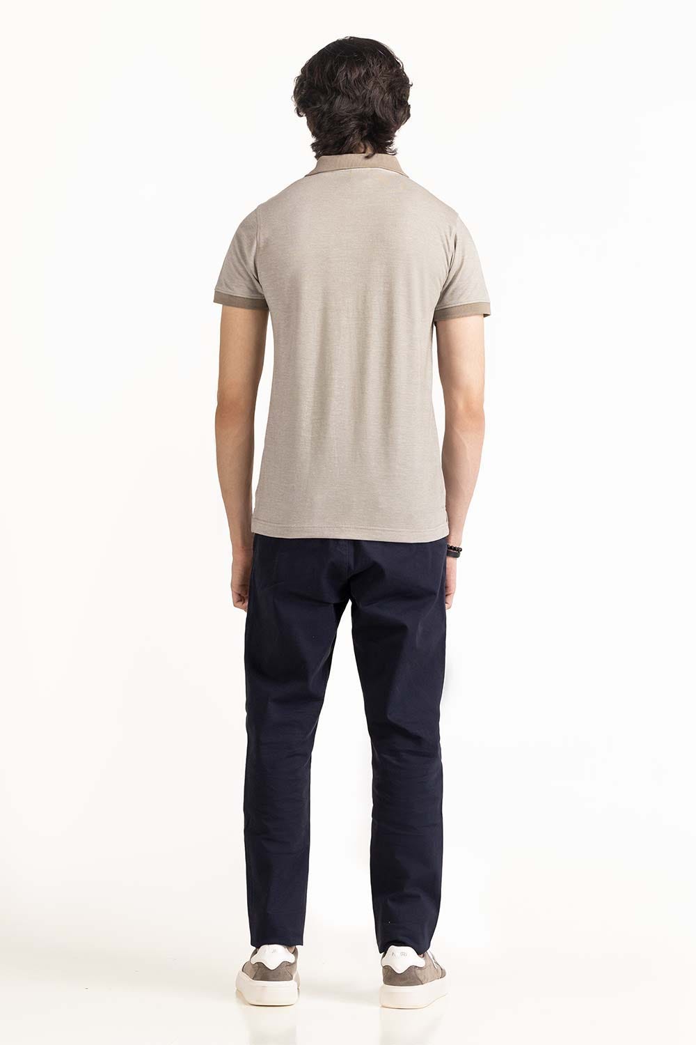 Khaki Basic Polo PS-FPK23-049