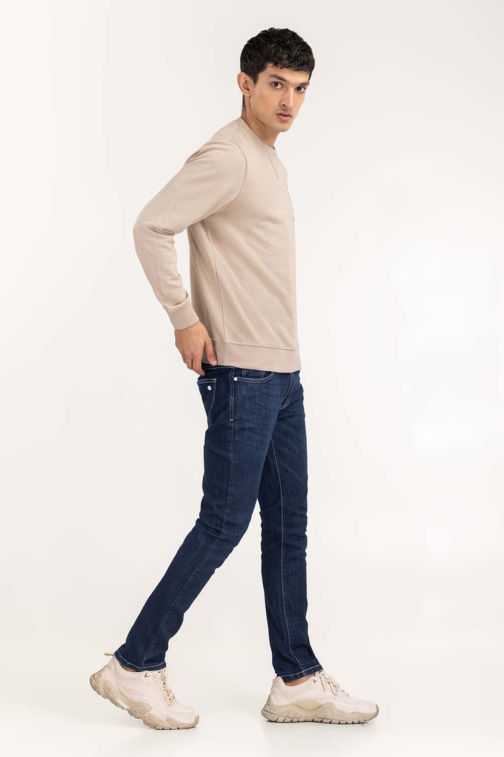 Khaki Basic Sweat Shirt SWS-B22-001