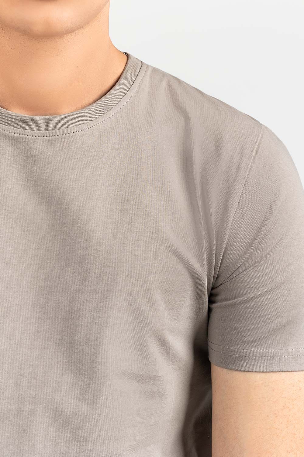 Khaki Basic T-Shirt JCN-SIG-D046