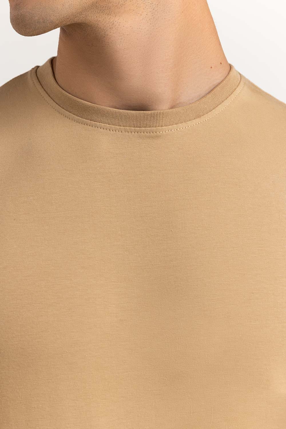 Khaki Basic Tee TS-CNSJ23-201