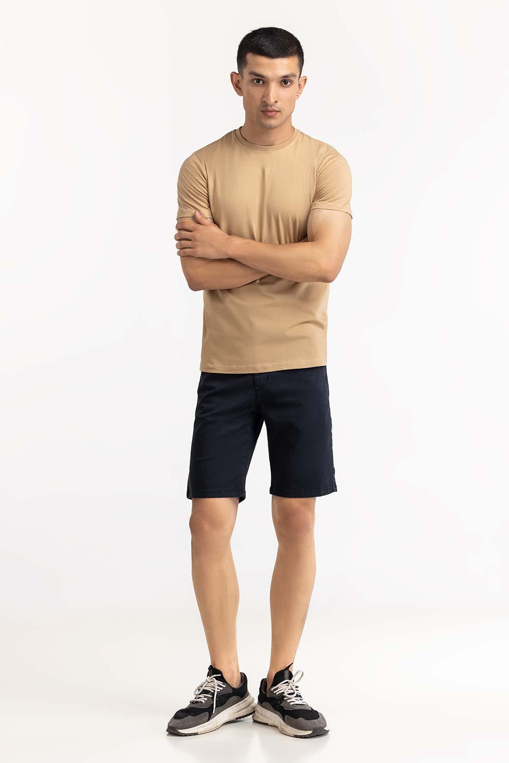 Khaki Basic Tee TS-CNSJ23-201